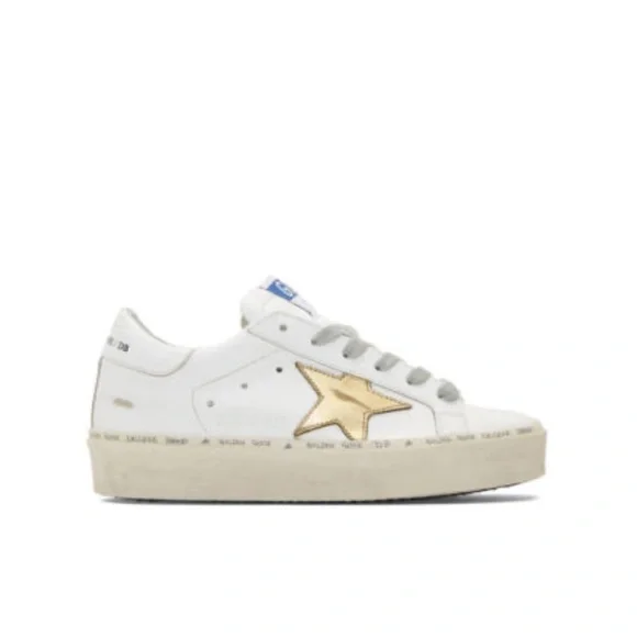 Golden Goose Hi Star Leather Low-top Sneakers in White excellent conditi… - Picture 1 of 11